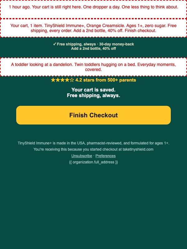 Dark native email with images blocked