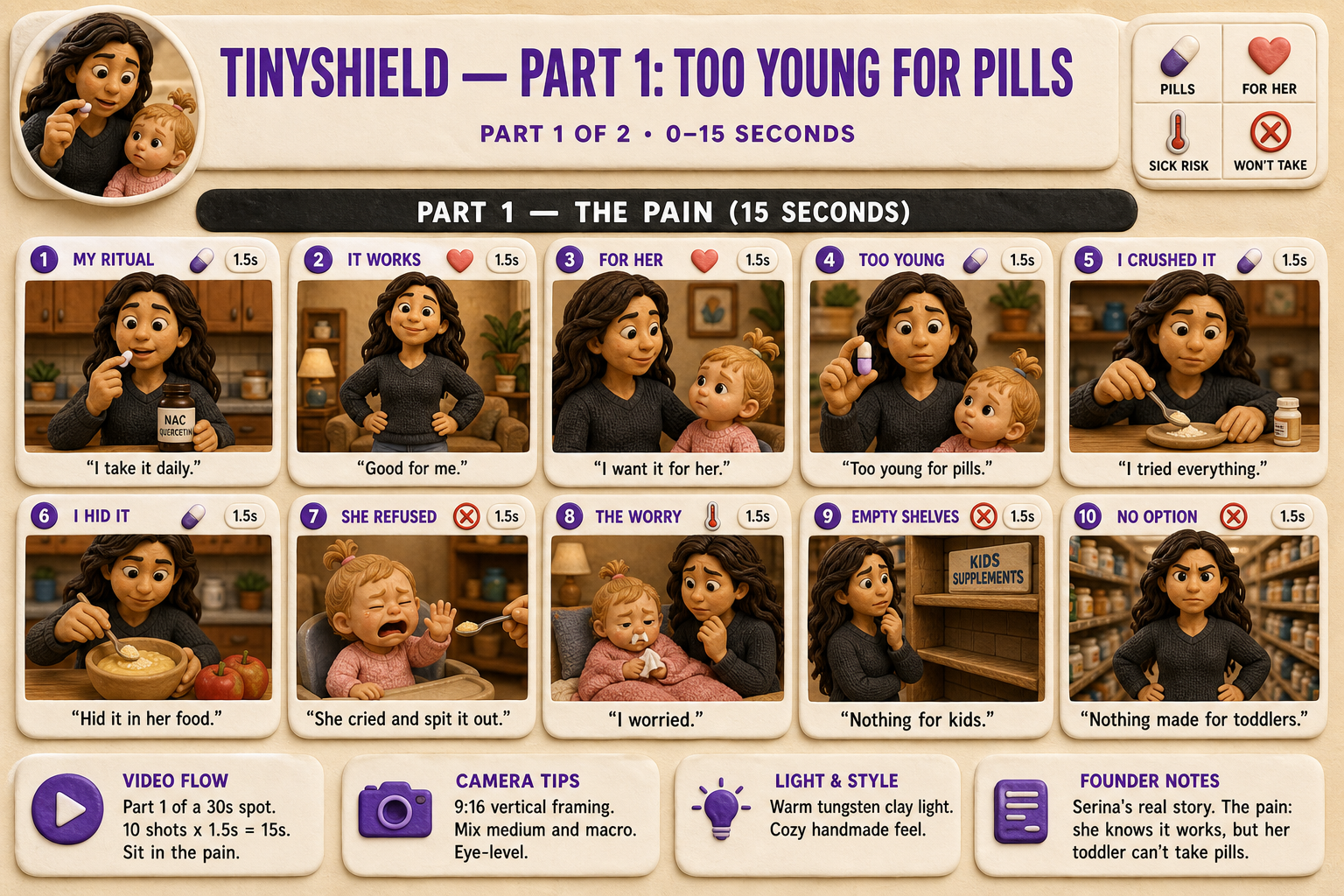 Storyboard Part 1 — the pain